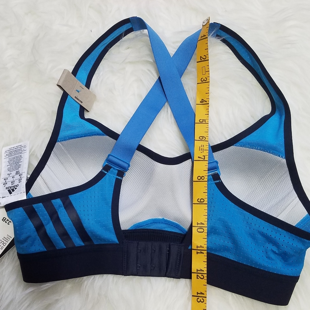 ADIDAS STRONGER DU3853 RACER SPORTS BRA TOP - Picture 12 of 12